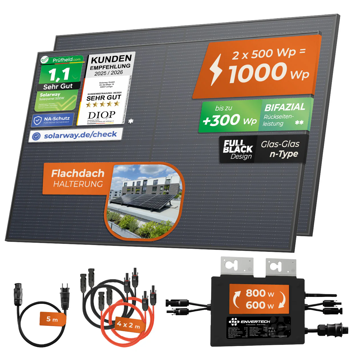 Balkonkraftwerk 1000 Watt | Envertech 600/800 Watt - Image 9