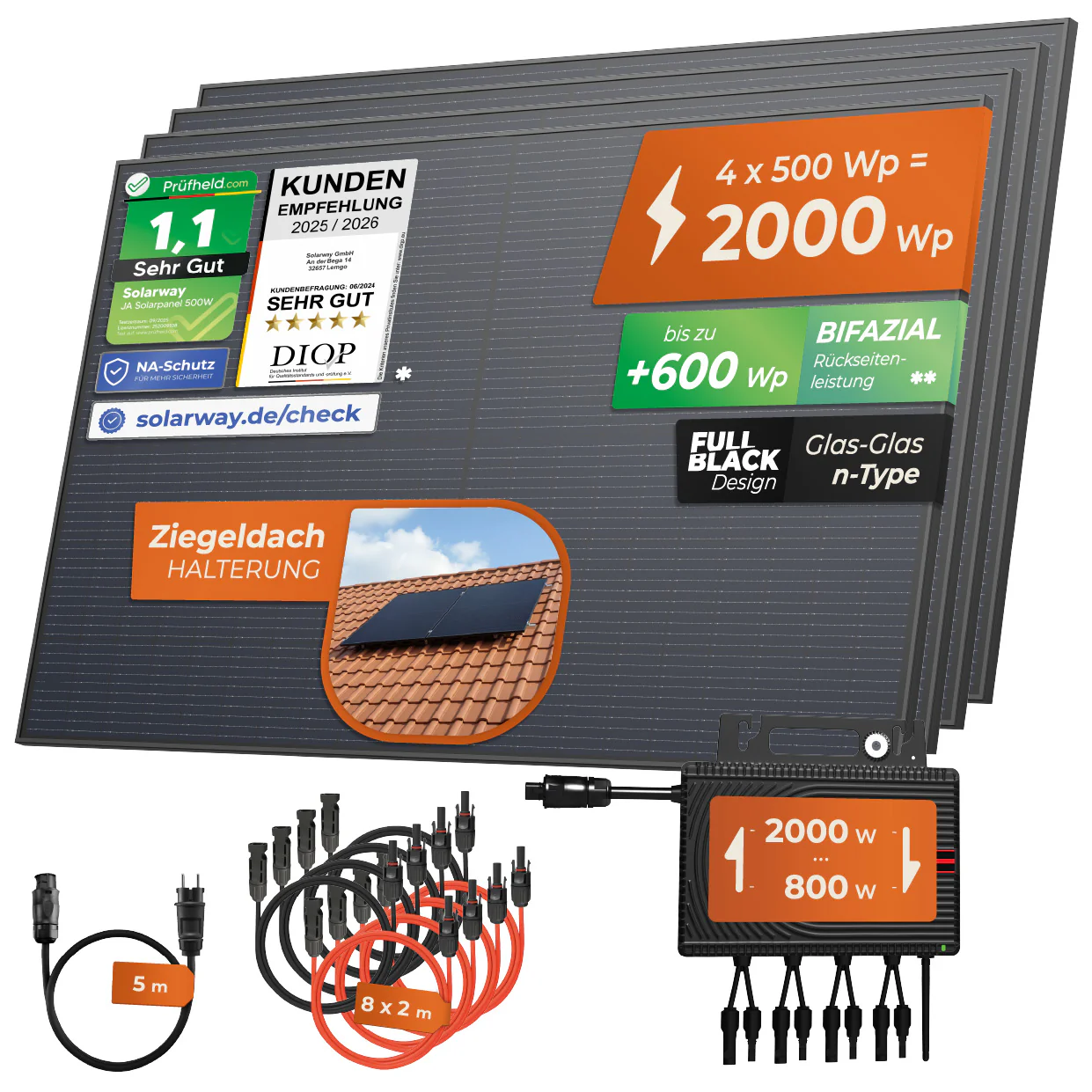 Balkonkraftwerk 2000 Watt | Envertech 2000 Watt - Image 11