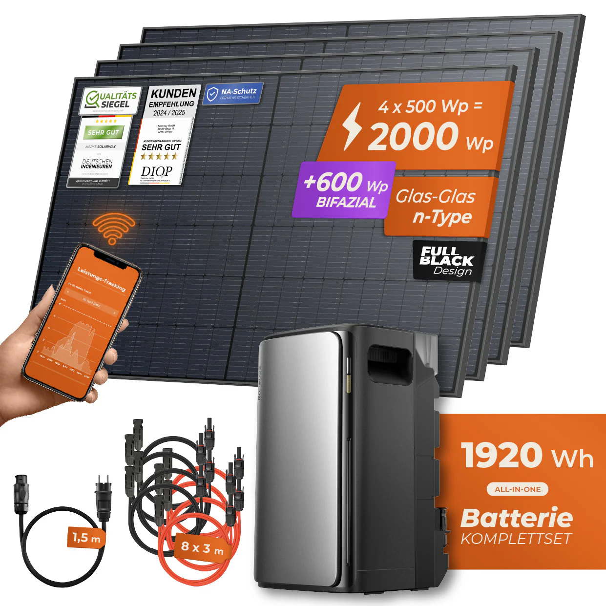 NTV-EXKLUSIV Balkonkraftwerk 2000 Watt Ultra | EcoFlow STREAM Ultra 1920 Wh Batterie - Image 11