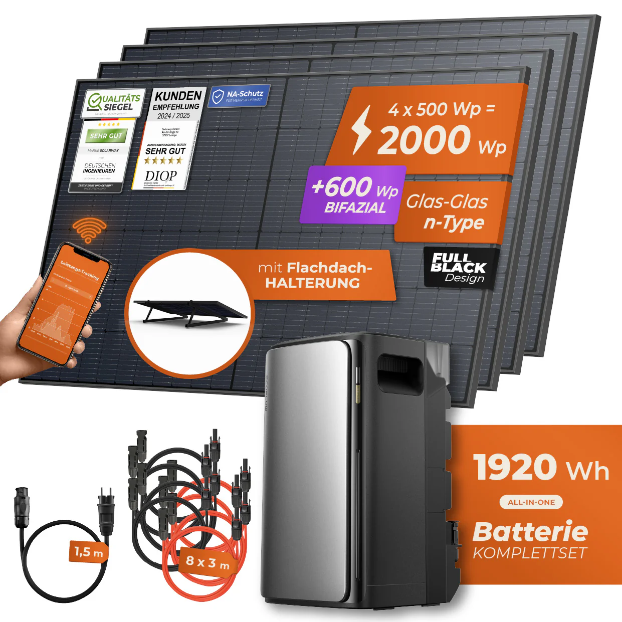 NTV-EXKLUSIV Balkonkraftwerk 2000 Watt Ultra | EcoFlow STREAM Ultra 1920 Wh Batterie - Image 13