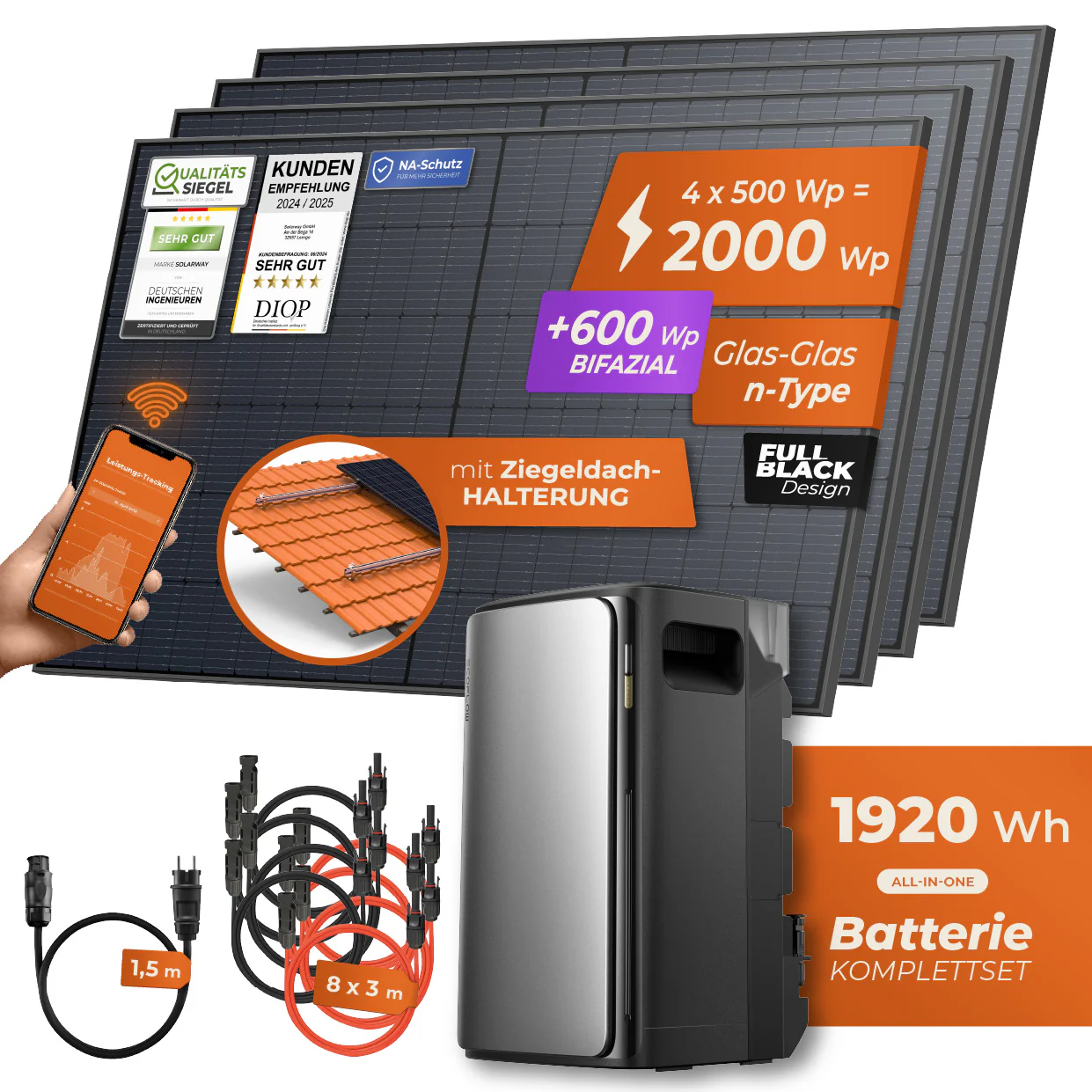 NTV-EXKLUSIV Balkonkraftwerk 2000 Watt Ultra | EcoFlow STREAM Ultra 1920 Wh Batterie - Image 15