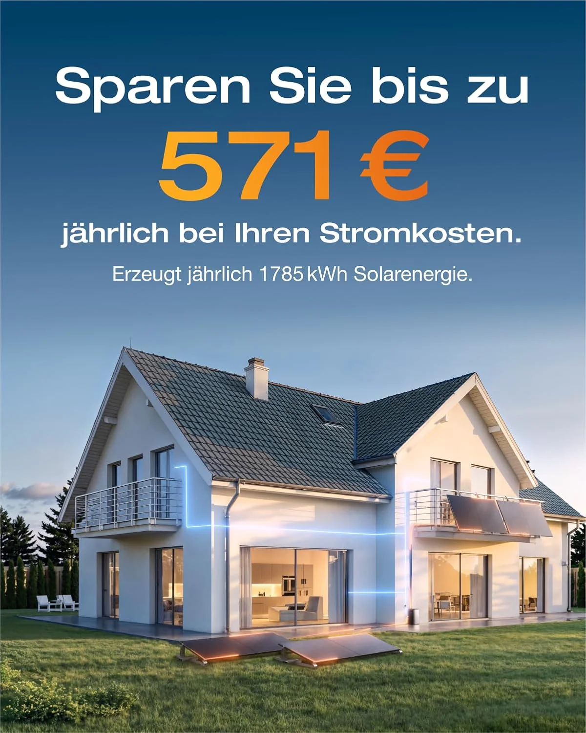NTV-EXKLUSIV Balkonkraftwerk 2000 Watt Ultra | EcoFlow STREAM Ultra 1920 Wh Batterie - Image 6