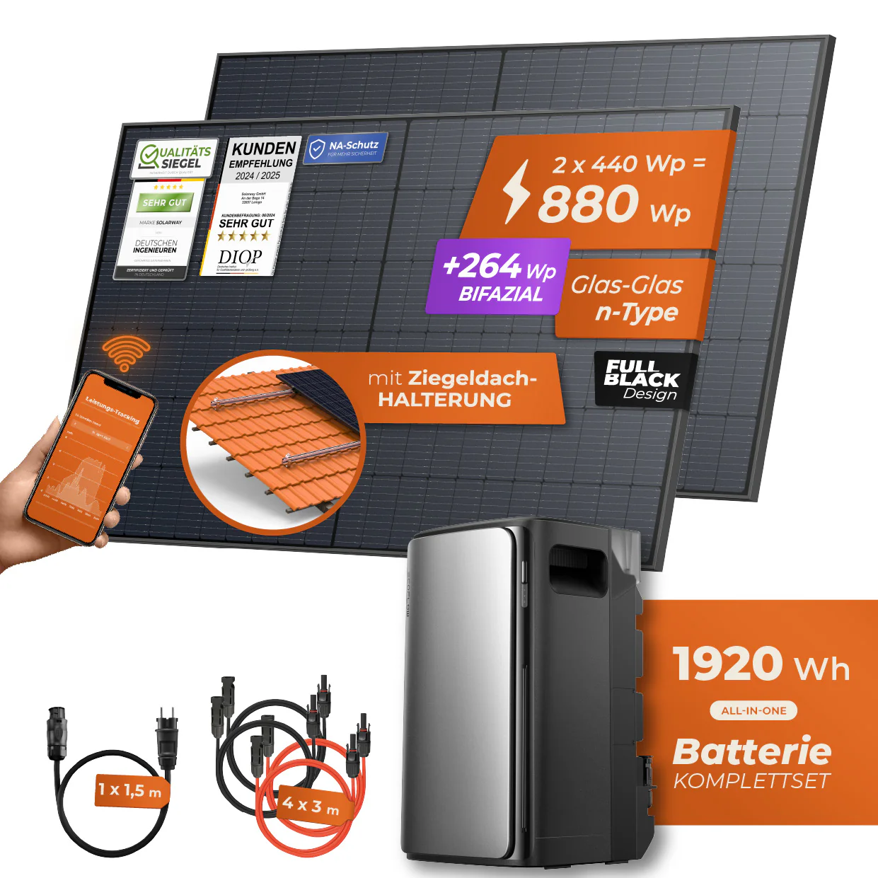 SPIEGEL-EXKLUSIV Balkonkraftwerk 880 Watt Max | EcoFlow STREAM Max 1920 Wh Batterie - Image 14