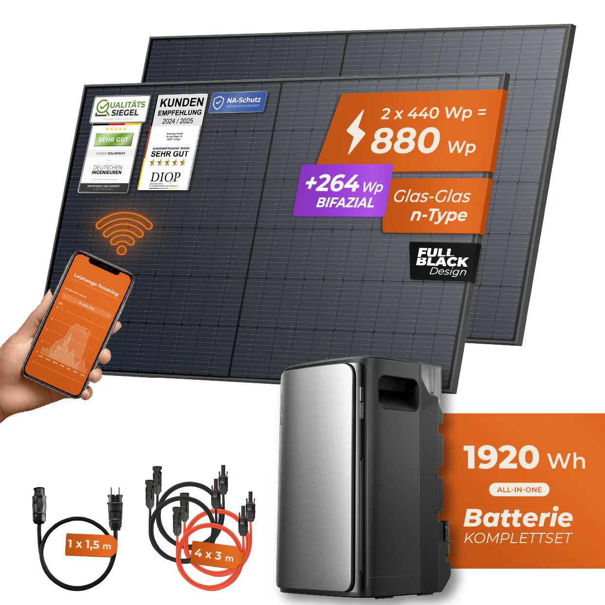 SPIEGEL-EXKLUSIV Balkonkraftwerk 880 Watt Max | EcoFlow STREAM Max 1920 Wh Batterie - Image 9